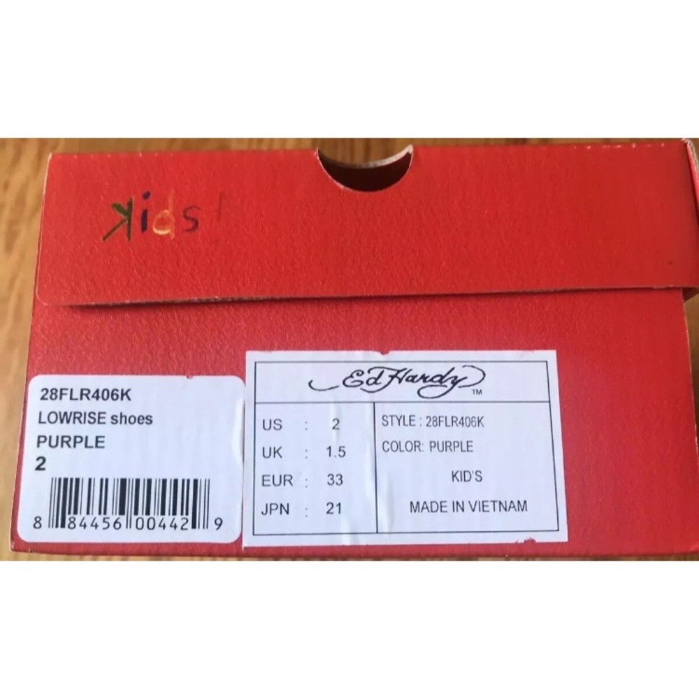 NWT ED HARDY KIDS PURPLE LR SERRANO GIRLS' - Picture 6 of 6